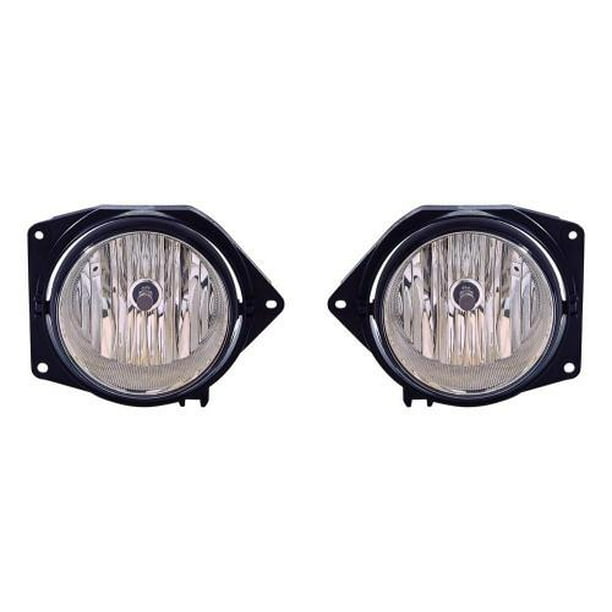 Fits 2006 HUMMER H3 Fog Light Assembly Pair Driver and Passenger Side Fits 2006 HUMMER H3 Fog Light Assembly Pair Driver and Passenger Side